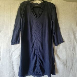 Michael Stars Navy Linen Dress